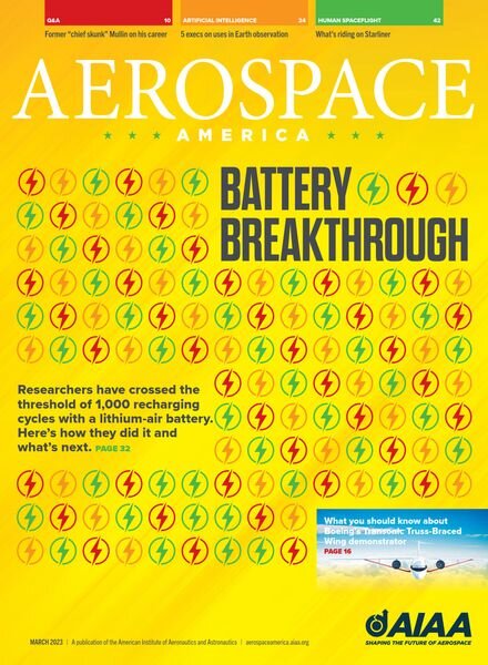 Aerospace America – March 2023 Cover