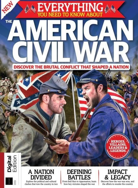 All About History – Everything You Need To Know About The American Civil War – 25 February 2023 Cover