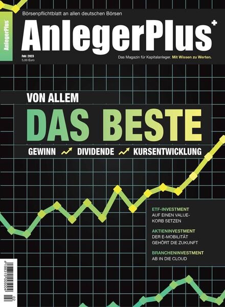 AnlegerPlus – Marz 2023 Cover
