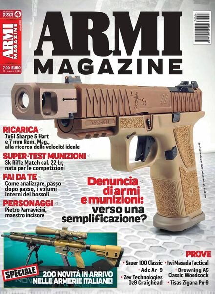 Armi Magazine – Aprile 2023 Cover