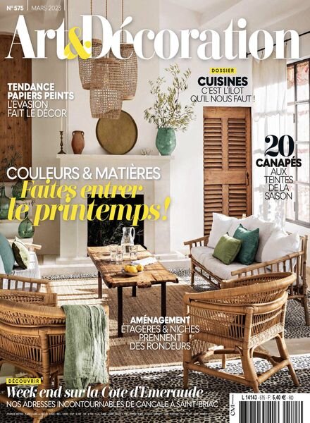 Art & Decoration – mars 2023 Cover