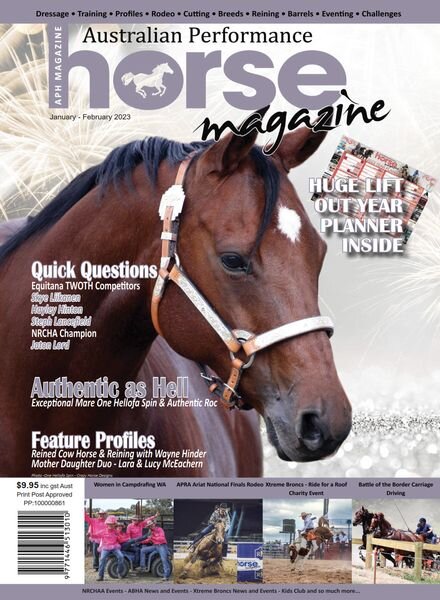 Australian Performance Horse Magazine – January 2023 Cover