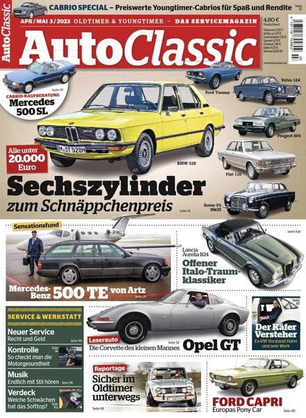 Auto Classic – April-Mai 2023 Cover