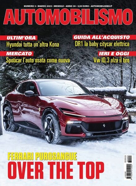 Automobilismo – marzo 2023 Cover