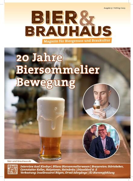 Bier & Brauhaus – Marz 2023 Cover