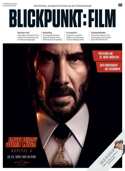 Blickpunkt Film – 6 Marz 2023 Cover