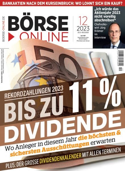 Borse Online – 23 Marz 2023 Cover