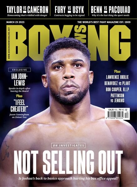 Boxing News – March 23 2023 Cover