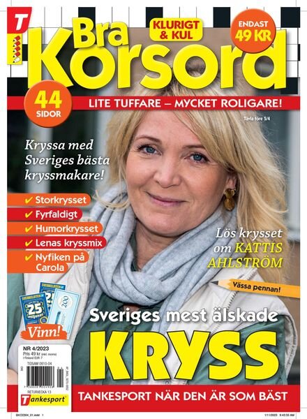 Bra Korsord – 02 mars 2023 Cover