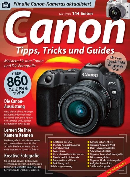 Canon Das essentielle Handbuch – Marz 2023 Cover