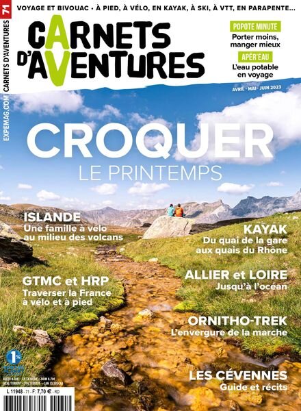 Carnets d’Aventures – Avril-Juin 2023 Cover