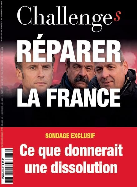 Challenges – 16 Mars 2023 Cover
