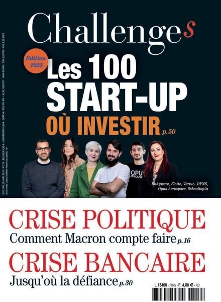 Challenges – 23 Mars 2023 Cover