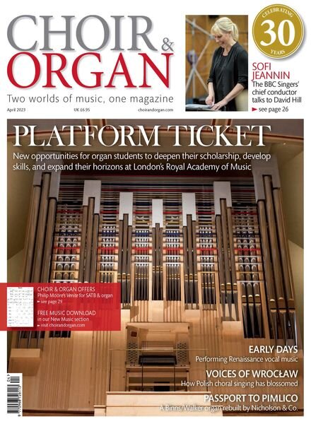 Choir & Organ – April 2023 Cover