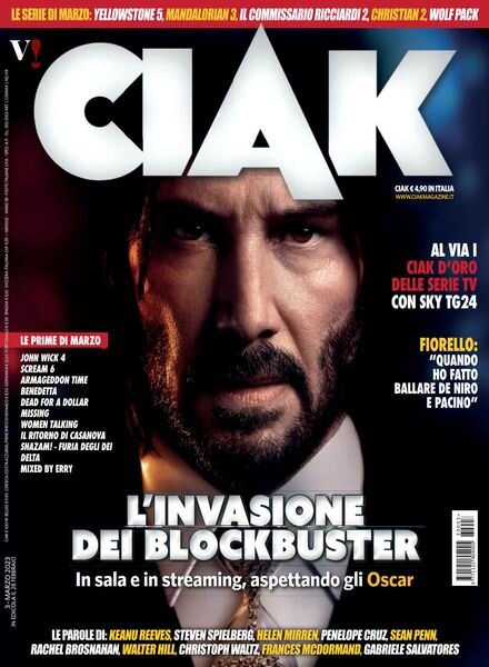 Ciak – Marzo 2023 Cover