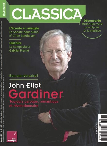 Classica – avril 2023 Cover