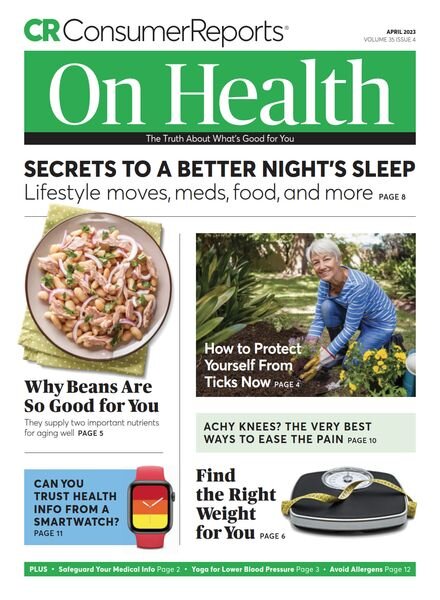 Consumer Reports on Health – April 2023 Cover