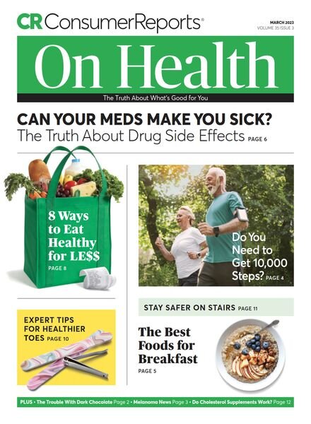 Consumer Reports on Health – March 2023 Cover