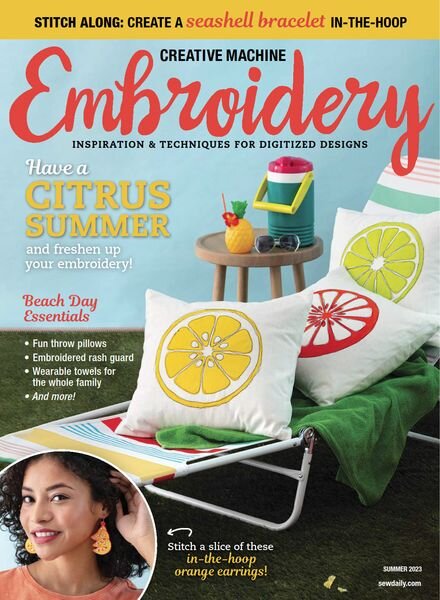 Creative Machine Embroidery – February 2023 Cover