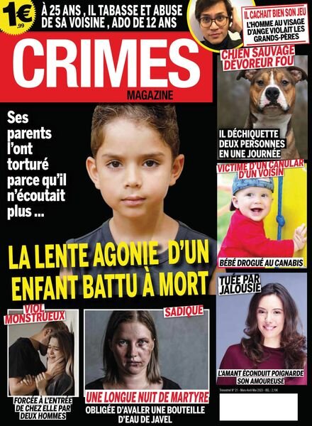 Crimes Magazine – mars 2023 Cover
