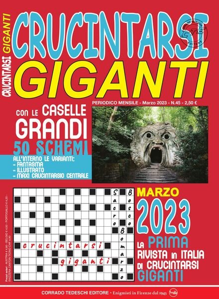 Crucintarsi Giganti – 10 marzo 2023 Cover
