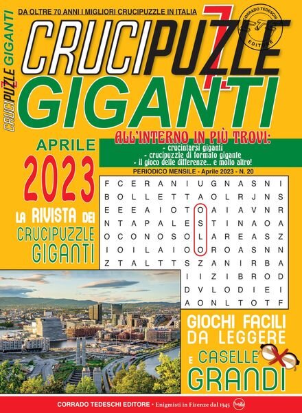 Crucipuzzle Giganti – 15 marzo 2023 Cover