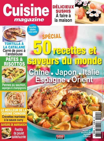 Cuisine Magazine – mars 2023 Cover