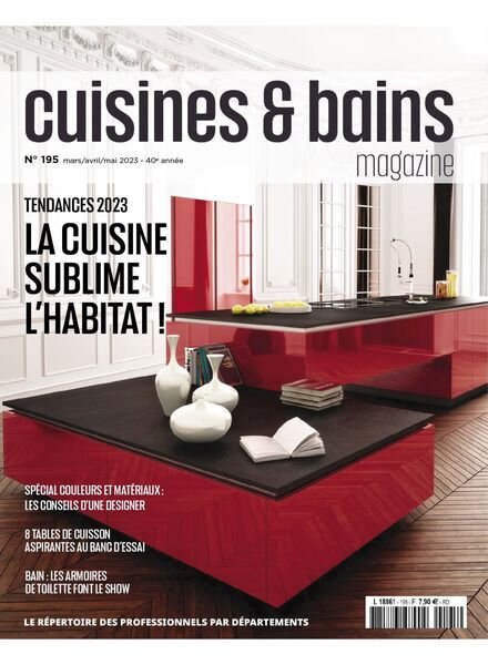 Cuisines & Bains Magazine – mars 2023 Cover