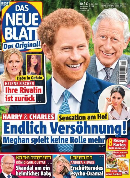 Das Neue Blatt – 15 Marz 2023 Cover