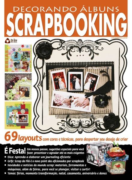 Decorando albuns Scrapbooking – 25 novembro 2022 Cover