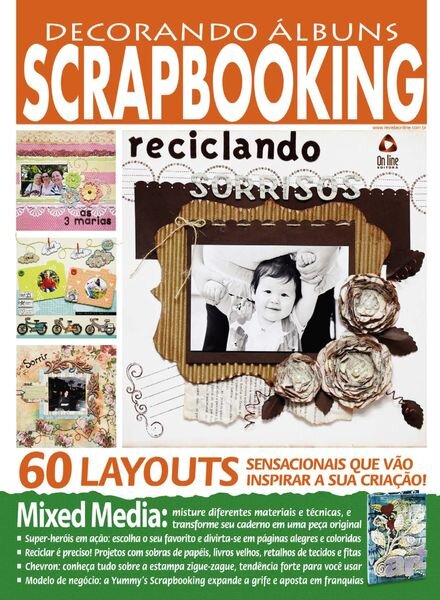 Decorando albuns Scrapbooking – outubro 2022 Cover