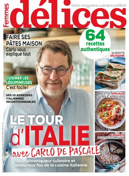 Delices de Femmes d’Aujourd’hui – Mars 2023 Cover