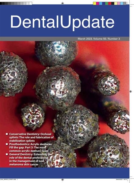 Dental Update – March 2023 Cover