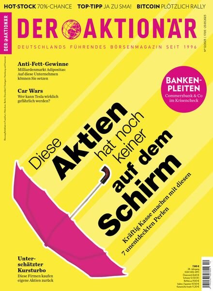 Der AKTIONaR – 17 Marz 2023 Cover