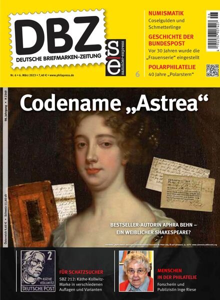Deutsche Briefmarken-Zeitung – 06 Marz 2023 Cover