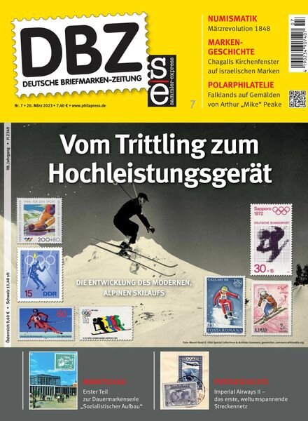 Deutsche Briefmarken-Zeitung – 20 Marz 2023 Cover