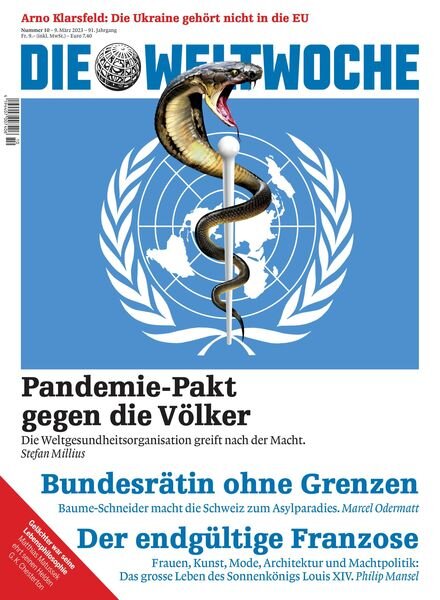 Die Weltwoche – 09 Marz 2023 Cover