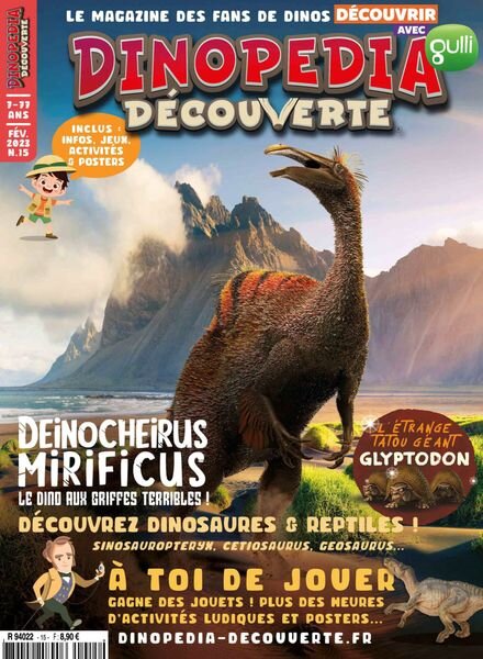 Dinopedia Decouverte – Fevrier 2023 Cover