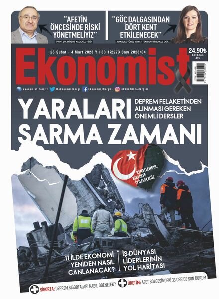 Ekonomist – 27 Subat 2023 Cover