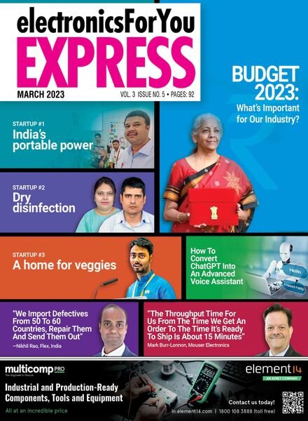 Electronics For You Express – March 2023 Cover