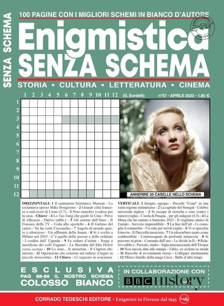 Enigmistica Senza Schema – aprile 2023 Cover