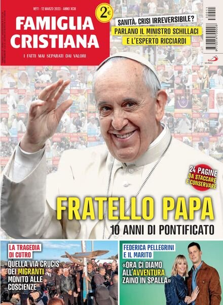 Famiglia Cristiana – 12 Marzo 2023 Cover