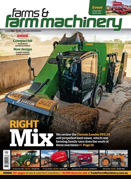 Farms and Farm Machinery – 22 March 2023 Cover