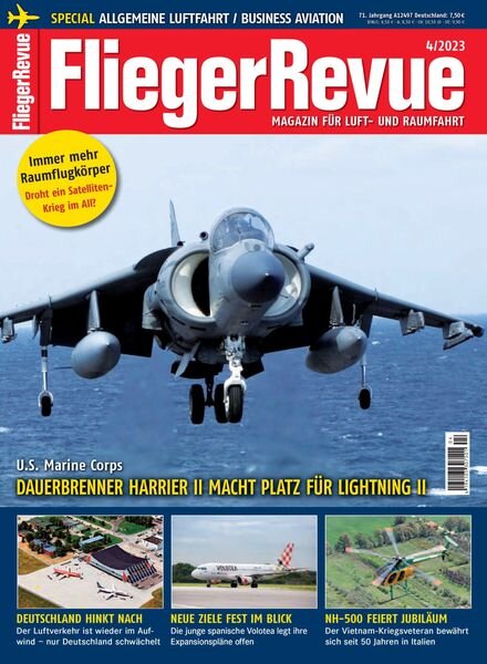 FliegerRevue – April 2023 Cover