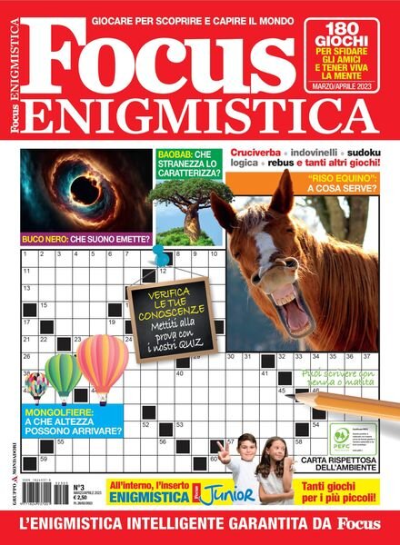 Focus Enigmistica – febbraio 2023 Cover