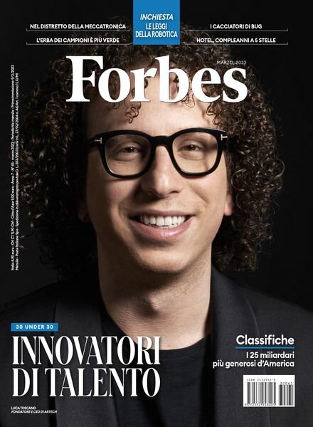Forbes Italia – Volume 65 – Marzo 2023 Cover