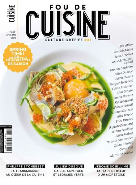 Fou de Cuisine – Mars-Mai 2023 Cover