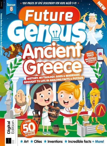 Future Genius – Ancient Greece Issue 8 Revised Edition – March 2023 Cover