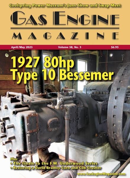 Gas Engine Magazine – April 2023 Cover