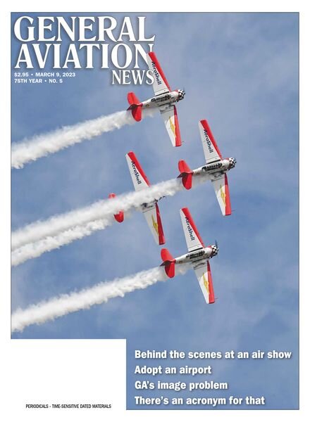 General Aviation News – March 2023 Cover
